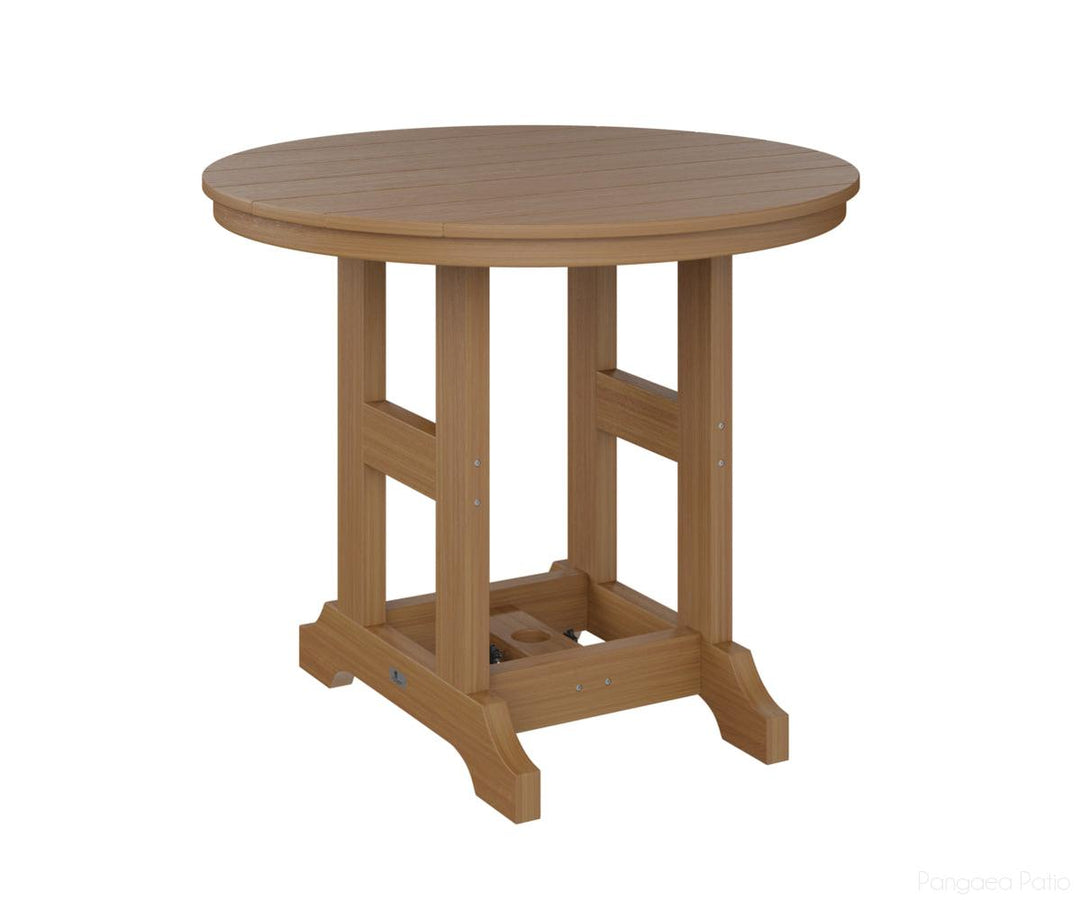 BGGCRT0038CNT-Berlin Gardens-Garden Classic 38" Round Table - Counter Height-Natural Teak BG-Pangaea Patio