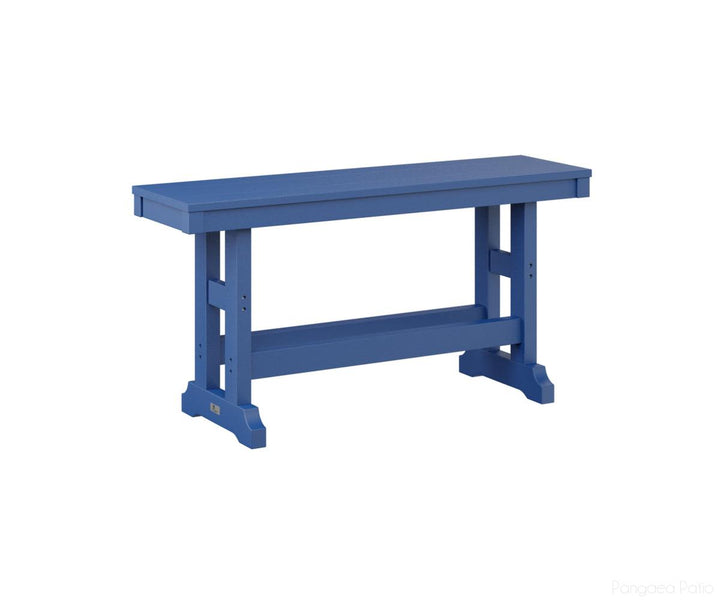 BGGCDB4418PB-Berlin Gardens-Garden Classic 44" Bench-Dining-Pacific Blue BG-Pangaea Patio