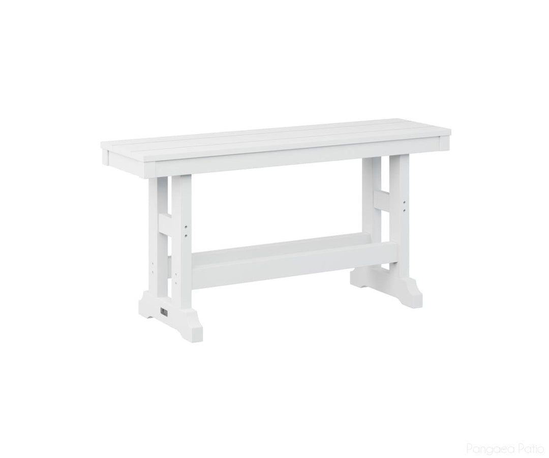 BGGCDB4418W-Berlin Gardens-Garden Classic 44" Bench-Dining-White BG-Pangaea Patio