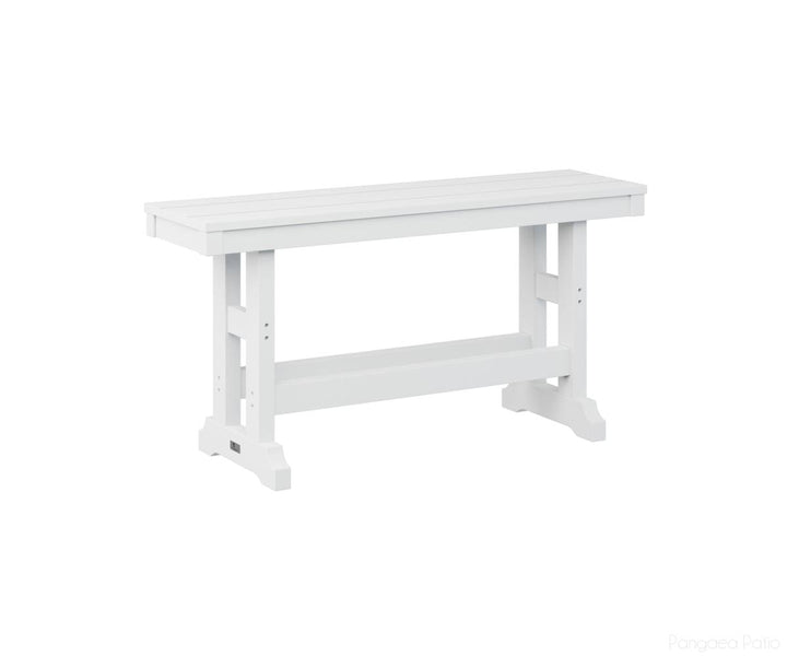 BGGCDB4418W-Berlin Gardens-Garden Classic 44" Bench-Dining-White BG-Pangaea Patio