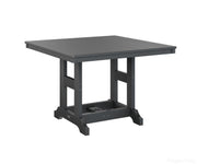 BGGCLT0044BBK-Berlin Gardens-Garden Classic 44" Square Table - Bar Height-Black BG-Pangaea Patio