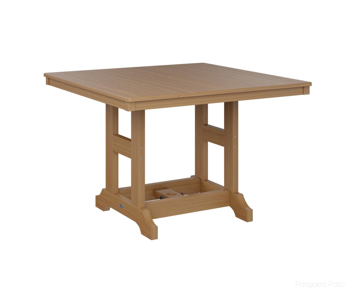 BGGCLT0044BNT-Berlin Gardens-Garden Classic 44" Square Table - Bar Height-Natural Teak BG-Pangaea Patio