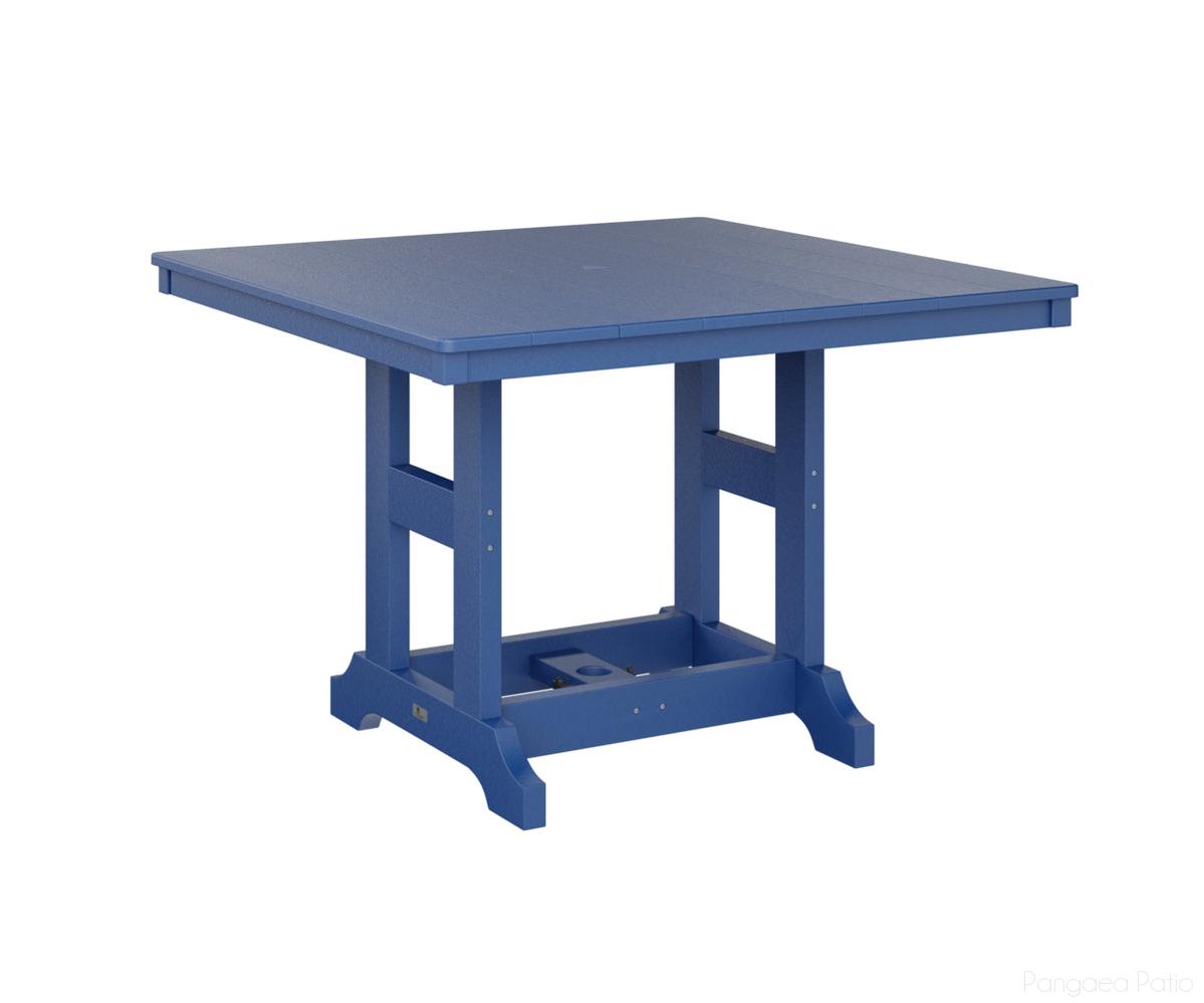 BGGCLT0044BPB-Berlin Gardens-Garden Classic 44" Square Table - Bar Height-Pacific Blue BG-Pangaea Patio