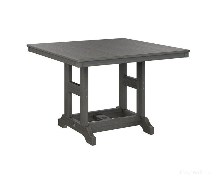 BGGCLT0044CCG-Berlin Gardens-Garden Classic 44" Square Table - Counter Height-Coastal Gray BG-Pangaea Patio