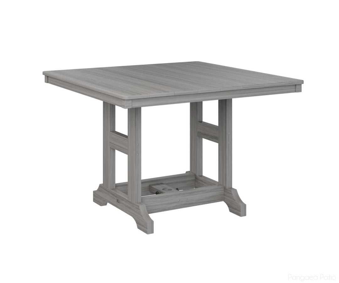 BGGCLT0044CDG-Berlin Gardens-Garden Classic 44" Square Table - Counter Height-Driftwood Gray BG-Pangaea Patio
