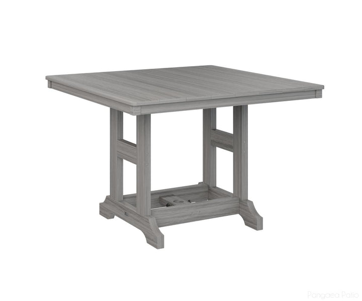BGGCLT0044CDG-Berlin Gardens-Garden Classic 44" Square Table - Counter Height-Driftwood Gray BG-Pangaea Patio