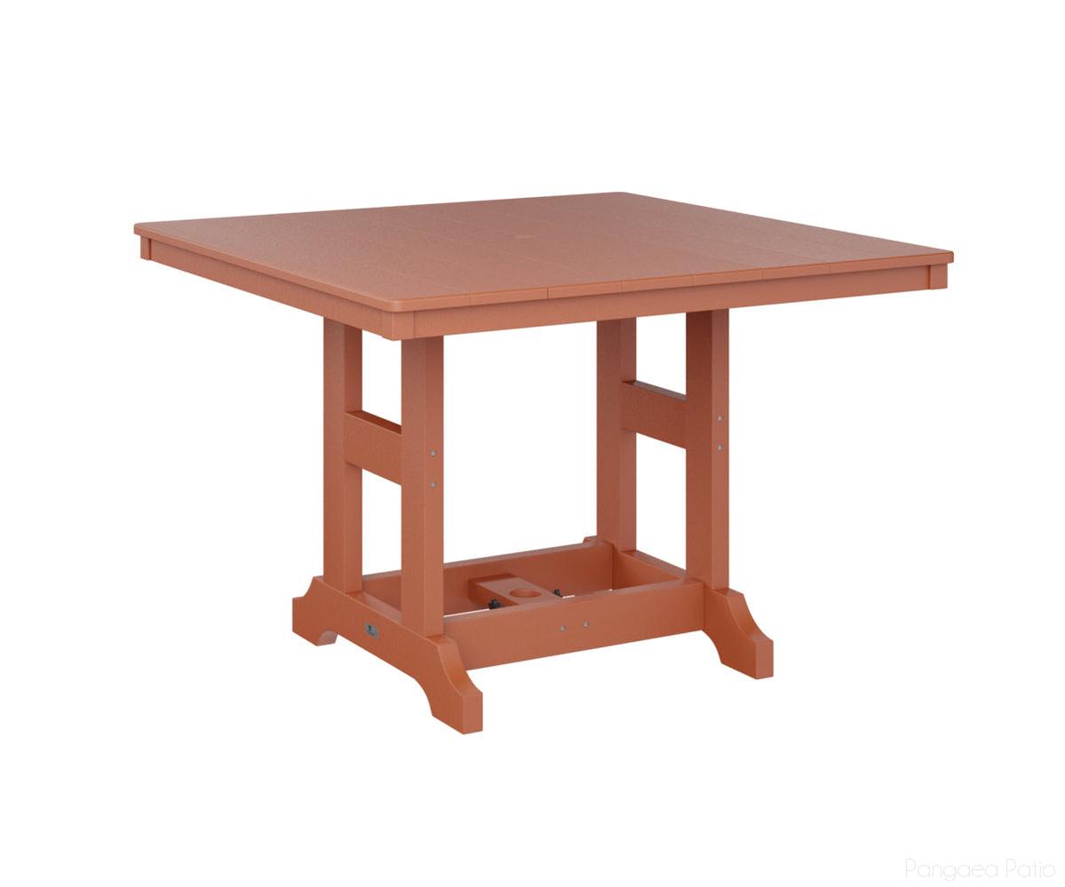 BGGCLT0044CMO-Berlin Gardens-Garden Classic 44" Square Table - Counter Height-Mango Orange BG-Pangaea Patio