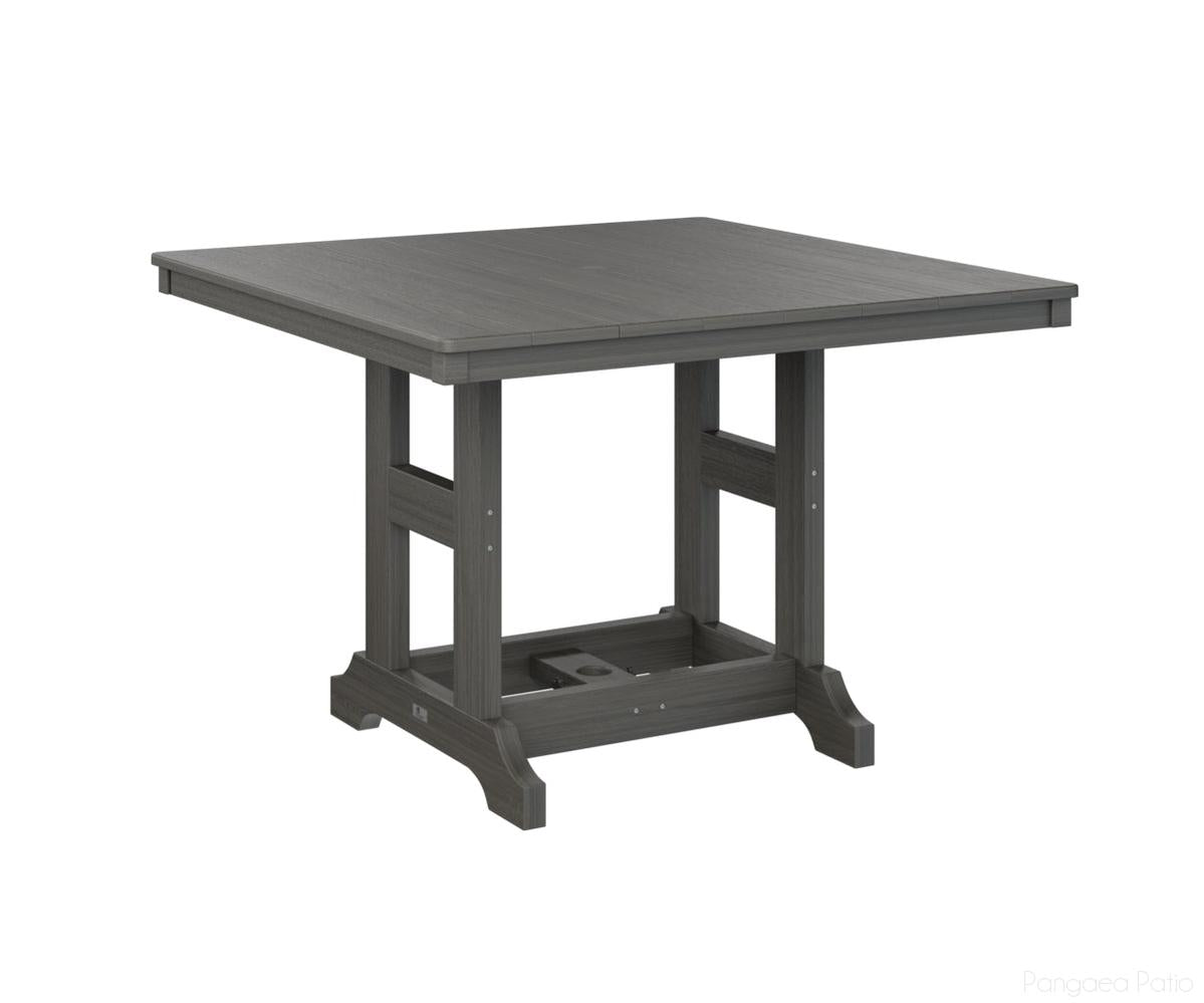 BGGCLT0044DCG-Berlin Gardens-Garden Classic 44" Square Table - Dining Height-Coastal Gray BG-Pangaea Patio