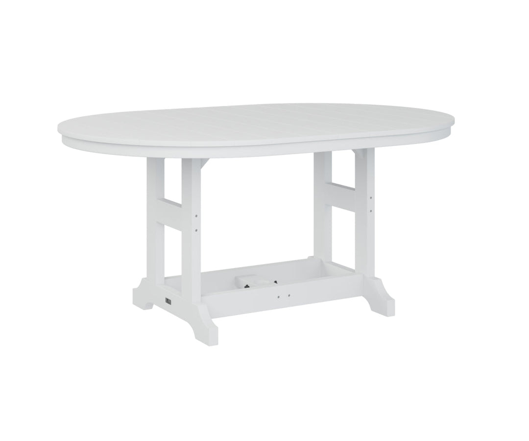 BGGCST4464DW-Berlin Gardens-Garden Classic 44" x 64" Oblong Dining Table-Pangaea Patio