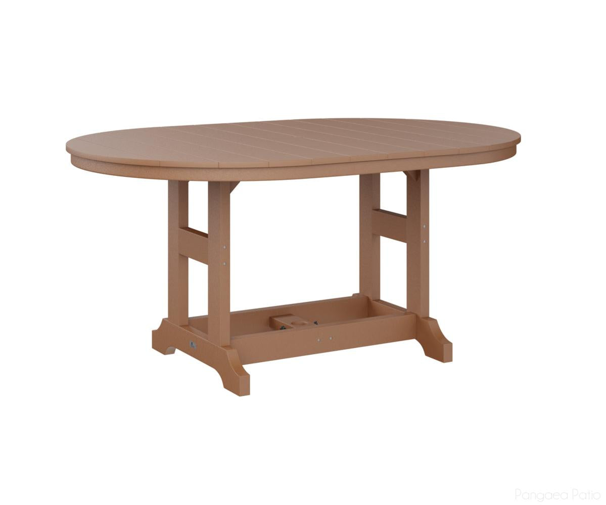 BGGCST4464BCD-Berlin Gardens-Garden Classic 44" x 64" Oblong Table - Bar Height-Cedar BG-Pangaea Patio