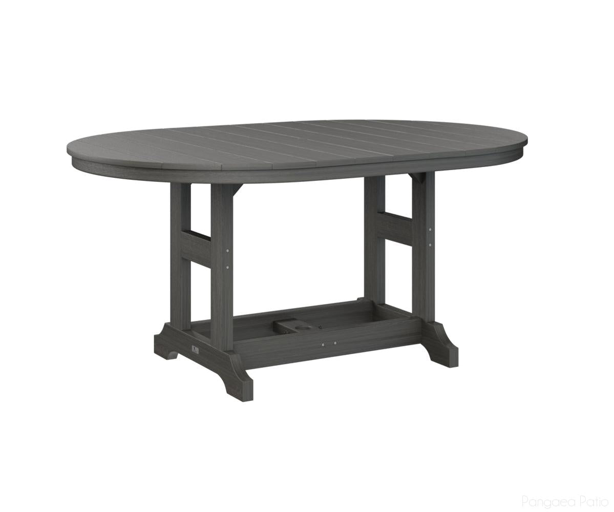 BGGCST4464BCG-Berlin Gardens-Garden Classic 44" x 64" Oblong Table - Bar Height-Coastal Gray BG-Pangaea Patio