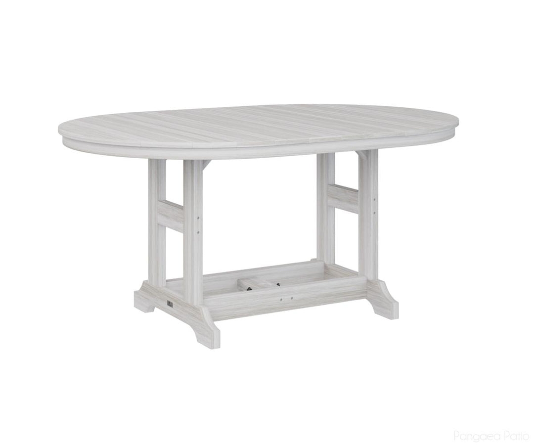 BGGCST4464CSE-Berlin Gardens-Garden Classic 44" x 64" Oblong Table - Counter Height-Seashell BG-Pangaea Patio