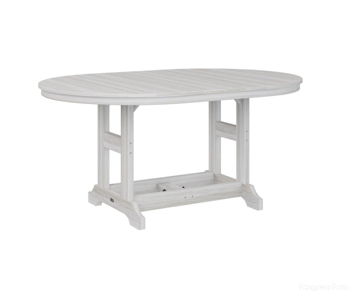 BGGCST4464CSE-Berlin Gardens-Garden Classic 44" x 64" Oblong Table - Counter Height-Seashell BG-Pangaea Patio