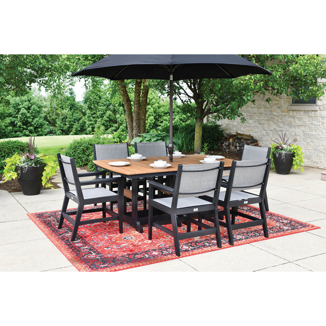 -Berlin Gardens-Garden Classic 44" x 72" Rectangular Dining Table-Pangaea Patio