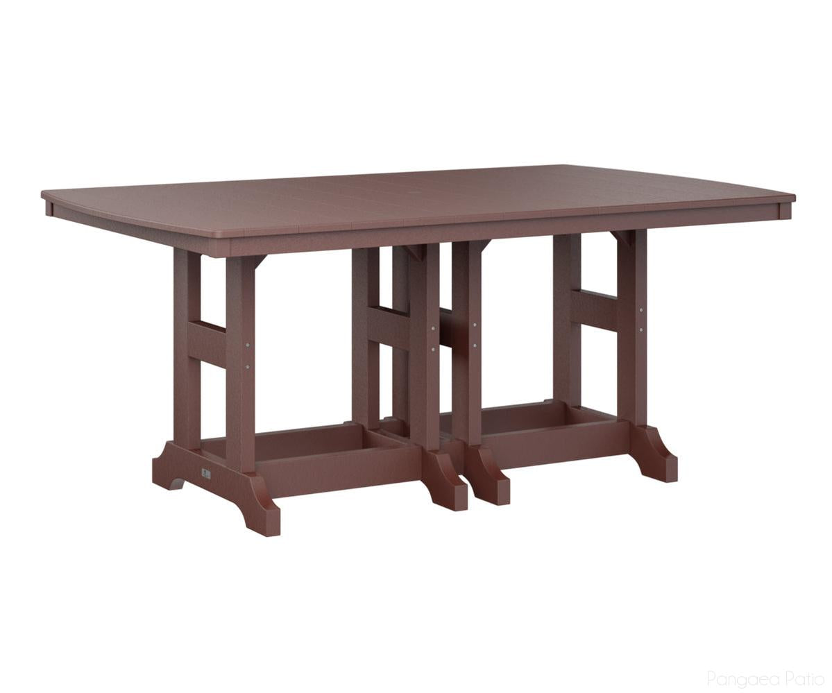 BGGCIT4472BBY-Berlin Gardens-Garden Classic 44" x 72" Rectangular Table - Bar Height-Burgundy BG-Pangaea Patio