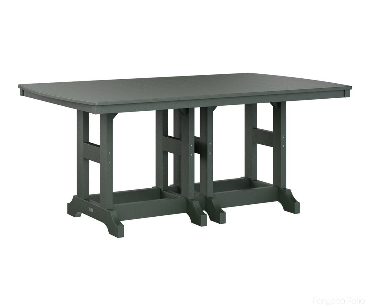BGGCIT4472BGN-Berlin Gardens-Garden Classic 44" x 72" Rectangular Table - Bar Height-Green BG-Pangaea Patio