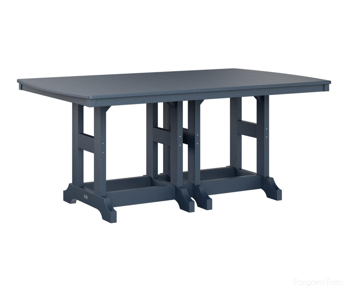 BGGCIT4472BNB-Berlin Gardens-Garden Classic 44" x 72" Rectangular Table - Bar Height-Navy Blue BG-Pangaea Patio