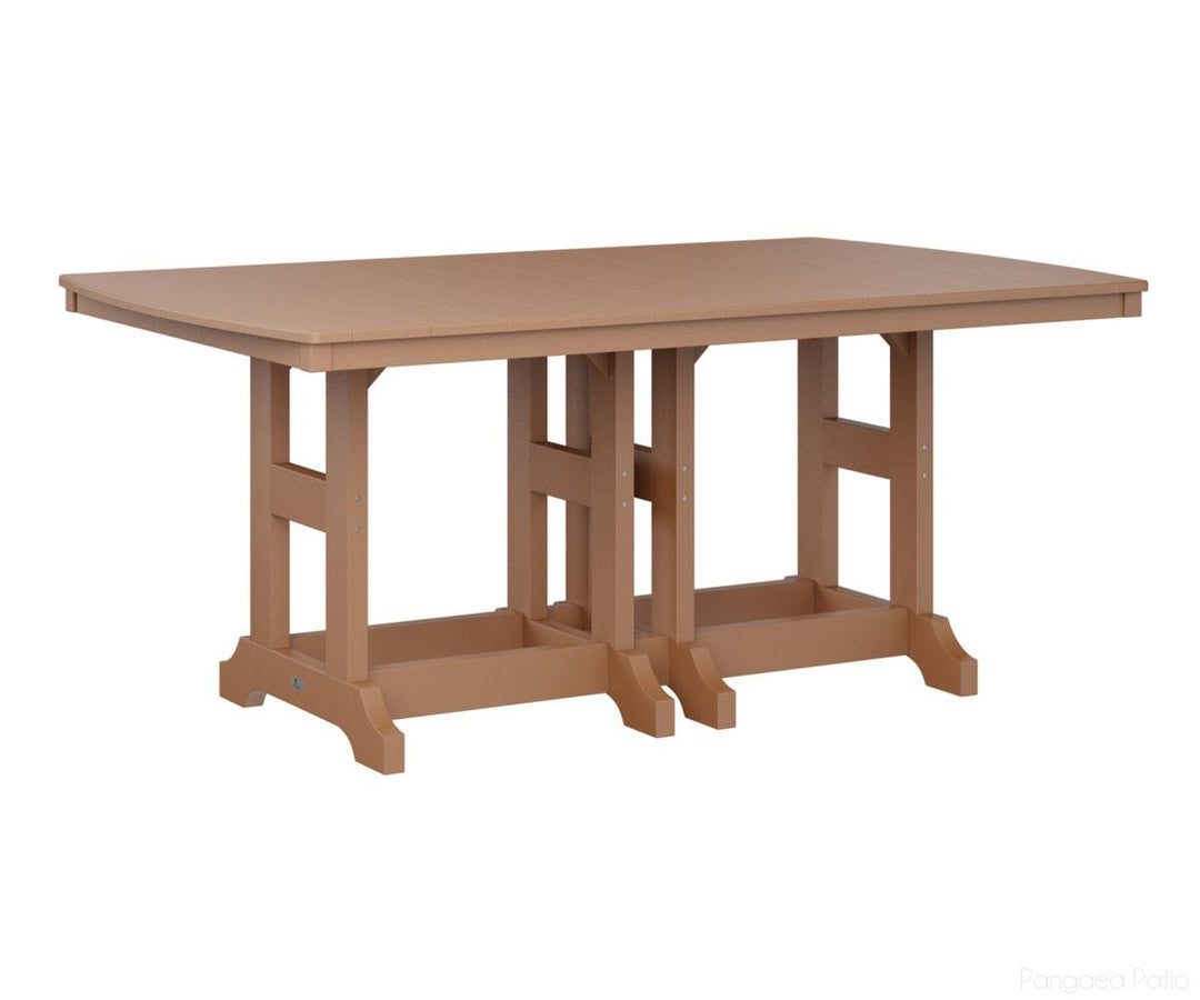 BGGCIT4472CCD-Berlin Gardens-Garden Classic 44" x 72" Rectangular Table - Counter Height-Cedar BG-Pangaea Patio