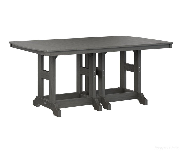 BGGCIT4472CCG-Berlin Gardens-Garden Classic 44" x 72" Rectangular Table - Counter Height-Coastal Gray BG-Pangaea Patio