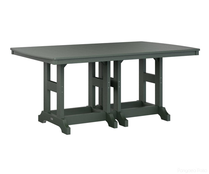 BGGCIT4472CGN-Berlin Gardens-Garden Classic 44" x 72" Rectangular Table - Counter Height-Green BG-Pangaea Patio
