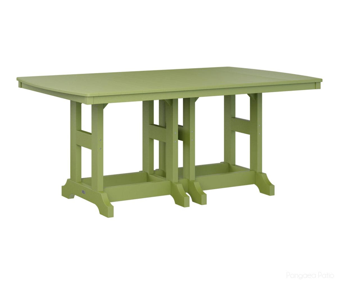 BGGCIT4472CKG-Berlin Gardens-Garden Classic 44" x 72" Rectangular Table - Counter Height-Kiwi Green BG-Pangaea Patio