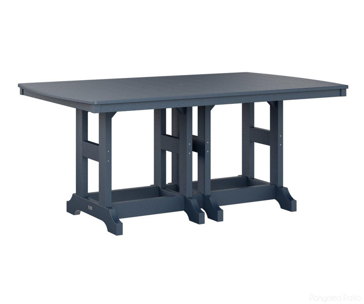 BGGCIT4472CNB-Berlin Gardens-Garden Classic 44" x 72" Rectangular Table - Counter Height-Navy Blue BG-Pangaea Patio