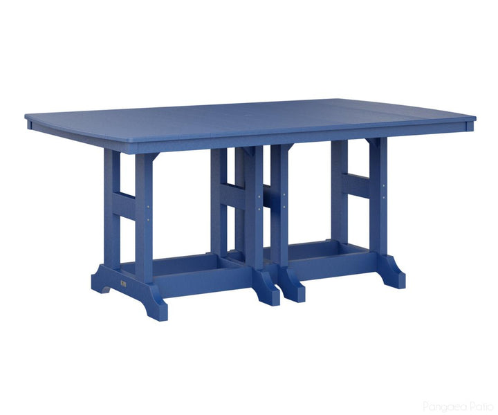 BGGCIT4472CPB-Berlin Gardens-Garden Classic 44" x 72" Rectangular Table - Counter Height-Pacific Blue BG-Pangaea Patio