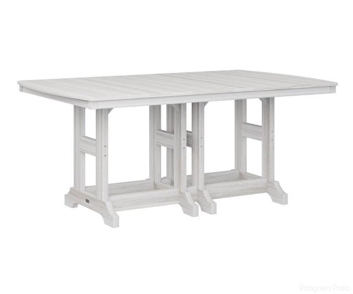 BGGCIT4472CSE-Berlin Gardens-Garden Classic 44" x 72" Rectangular Table - Counter Height-Seashell BG-Pangaea Patio