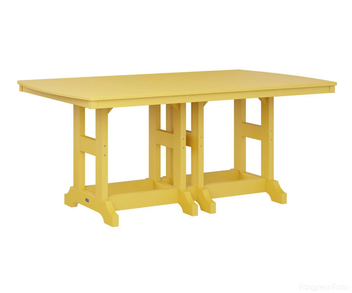 BGGCIT4472CSY-Berlin Gardens-Garden Classic 44" x 72" Rectangular Table - Counter Height-Sunburst Yellow BG-Pangaea Patio