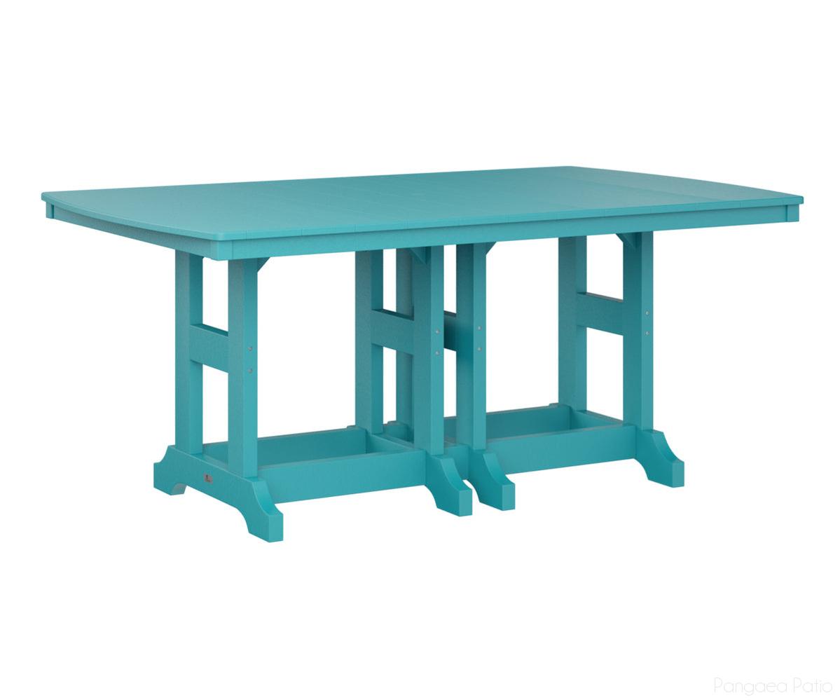 BGGCIT4472DAB-Berlin Gardens-Garden Classic 44" x 72" Rectangular Table - Dining Height-Aruba Blue BG-Pangaea Patio