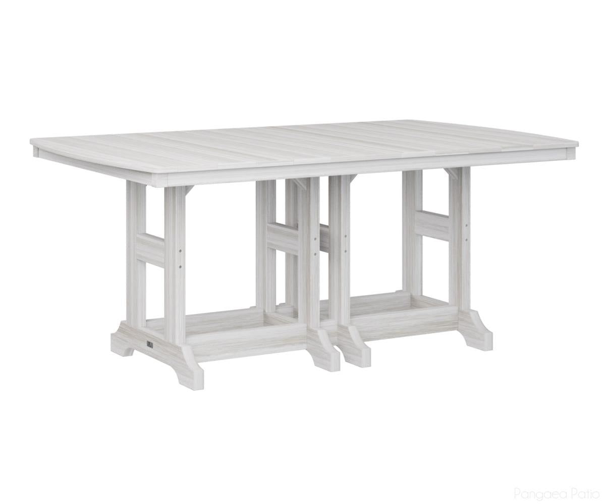 BGGCIT4472DSE-Berlin Gardens-Garden Classic 44" x 72" Rectangular Table - Dining Height-Seashell BG-Pangaea Patio
