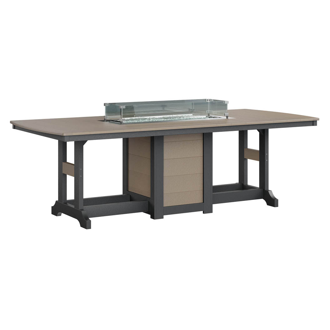 Garden Classic 44" x 96" Rectangular Fire Dining Table-Berlin Gardens-Pangaea Patio