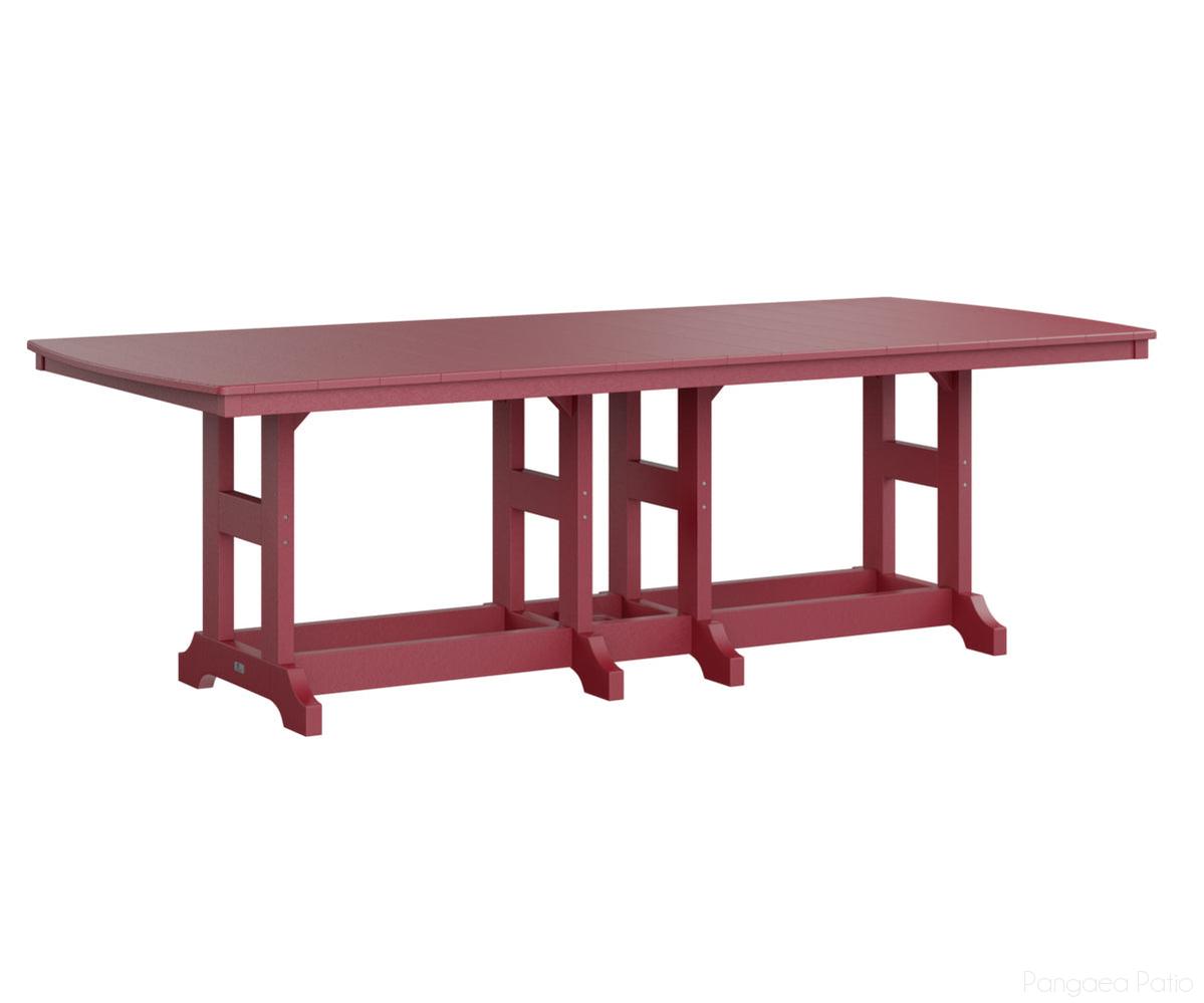 BGGCOT4496BSR-Berlin Gardens-Garden Classic 44" x 96" Rectangular Table - Bar Height-Scarlet Red BG-Pangaea Patio