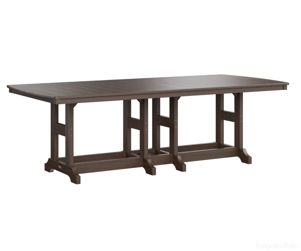 BGGCOT4496CBW-Berlin Gardens-Garden Classic 44" x 96" Rectangular Table - Counter Height-Brazilian Walnut BG-Pangaea Patio