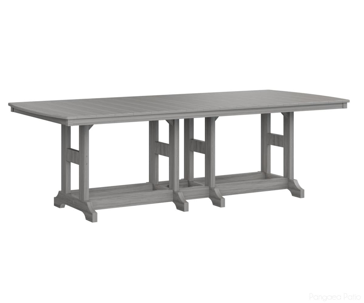 BGGCOT4496CDG-Berlin Gardens-Garden Classic 44" x 96" Rectangular Table - Counter Height-Driftwood Gray BG-Pangaea Patio