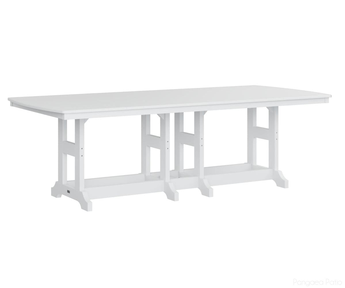BGGCOT4496CWH-Berlin Gardens-Garden Classic 44" x 96" Rectangular Table - Counter Height-White BG-Pangaea Patio