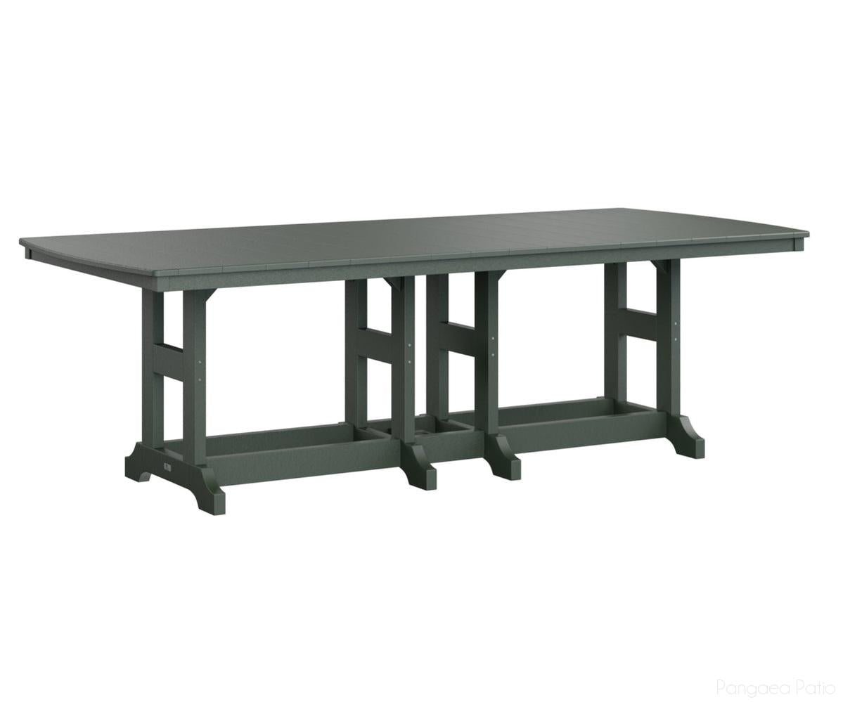 BGGCOT4496DGN-Berlin Gardens-Garden Classic 44" x 96" Rectangular Table - Dining Height-Green BG-Pangaea Patio