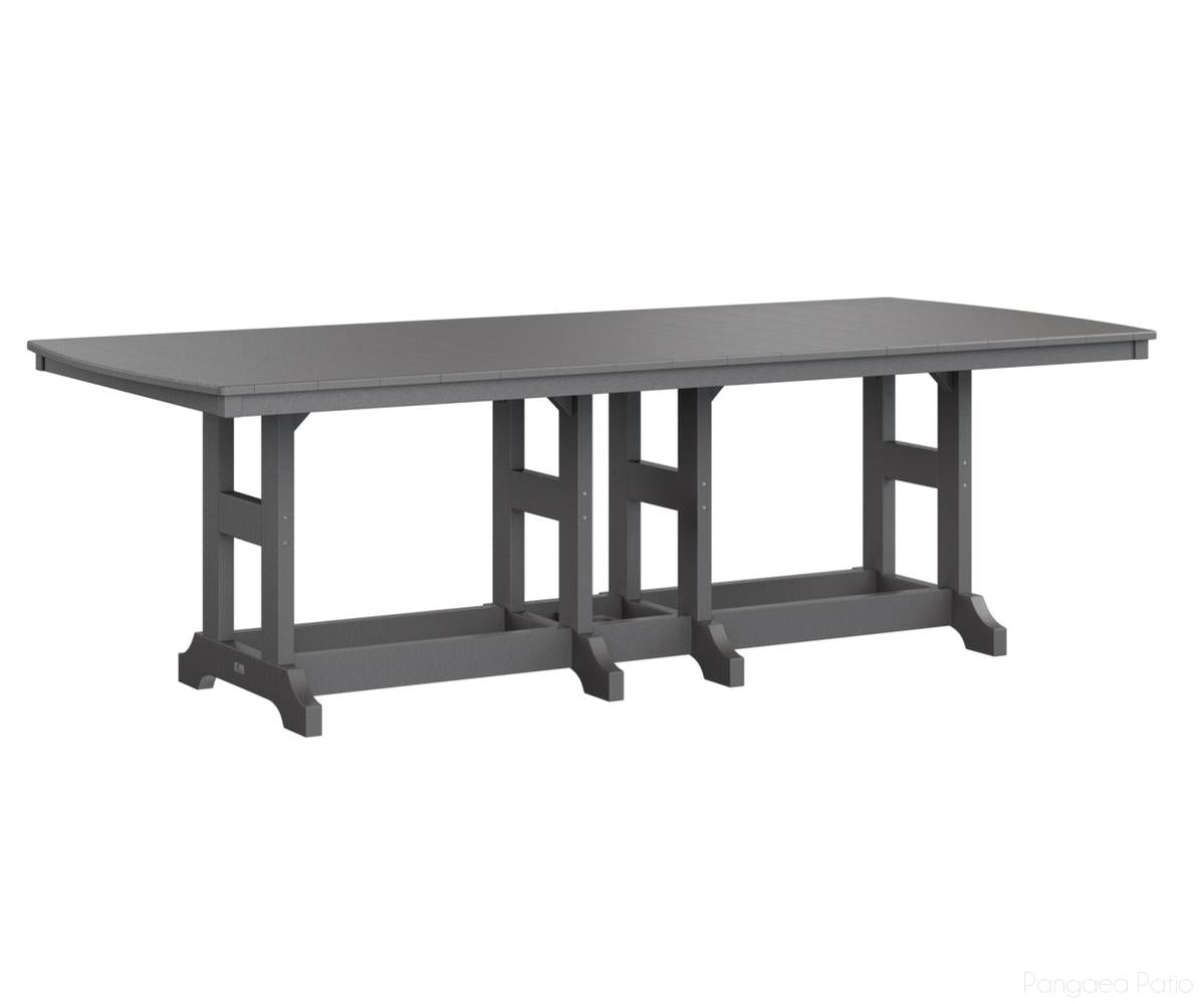 BGGCOT4496DSG-Berlin Gardens-Garden Classic 44" x 96" Rectangular Table - Dining Height-Smoke Gray BG-Pangaea Patio