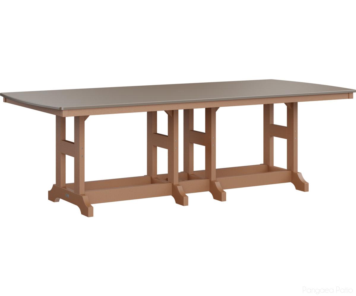 BGGCHF4496CBZCD-Berlin Gardens-Garden Classic 44" x 96" Rectangular Table - Hammered Top - Counter Height-Bronze BG-Cedar BG-Pangaea Patio