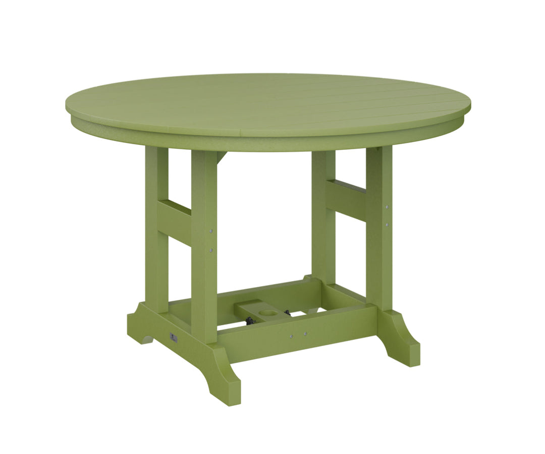 BGGCDT0048DKG-Berlin Gardens-Garden Classic 48" Round Dining Table-Pangaea Patio