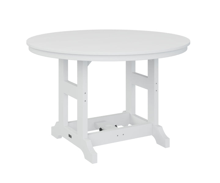 BGGCDT0048DW-Berlin Gardens-Garden Classic 48" Round Dining Table-Pangaea Patio