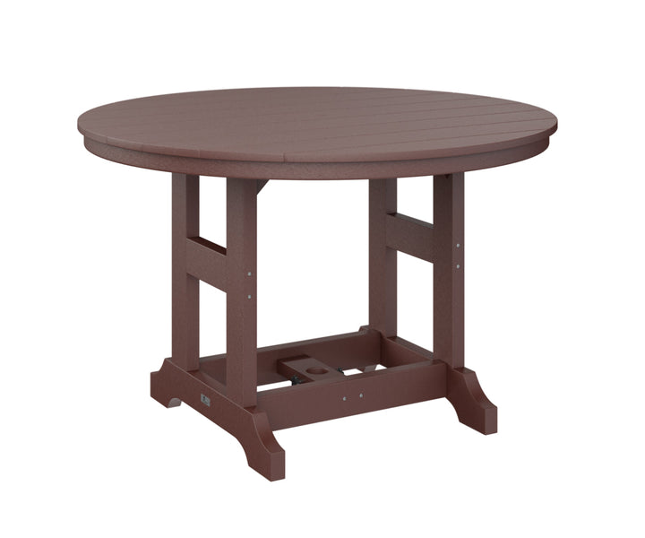 BGGCDT0048DBR-Berlin Gardens-Garden Classic 48" Round Dining Table-Pangaea Patio