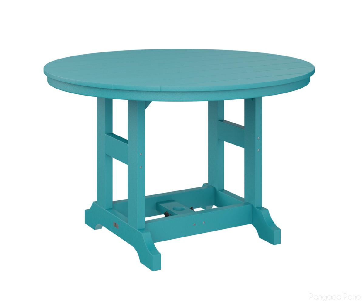 BGGCDT0048BAB-Berlin Gardens-Garden Classic 48" Round Table - Bar Height-Aruba Blue BG-Pangaea Patio