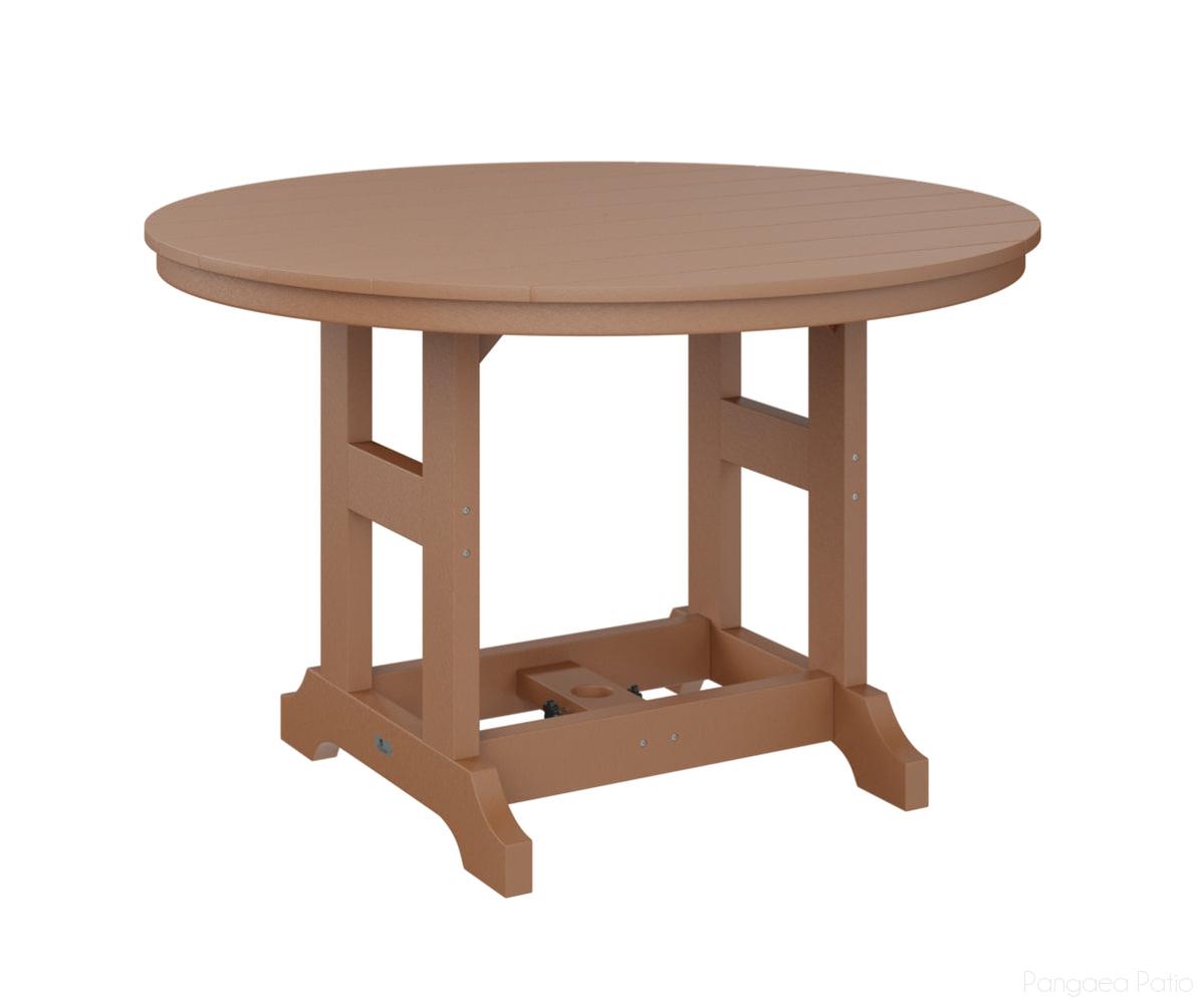 BGGCDT0048BCD-Berlin Gardens-Garden Classic 48" Round Table - Bar Height-Cedar BG-Pangaea Patio