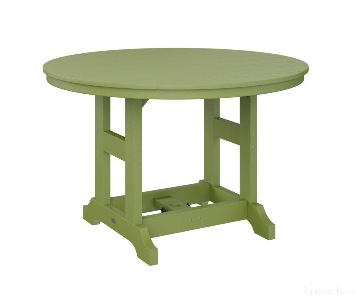 BGGCDT0048BKG-Berlin Gardens-Garden Classic 48" Round Table - Bar Height-Kiwi Green BG-Pangaea Patio
