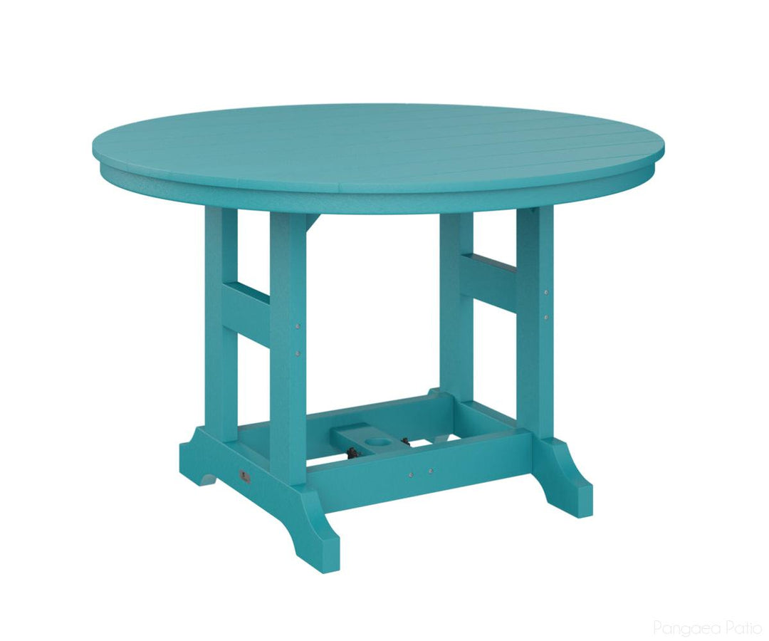 BGGCDT0048CAB-Berlin Gardens-Garden Classic 48" Round Table - Counter Height-Aruba Blue BG-Pangaea Patio