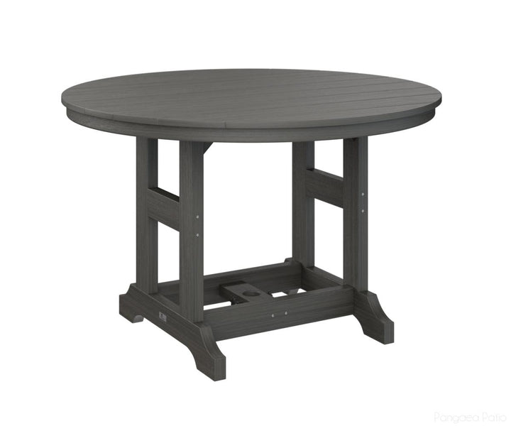 BGGCDT0048CCG-Berlin Gardens-Garden Classic 48" Round Table - Counter Height-Coastal Gray BG-Pangaea Patio