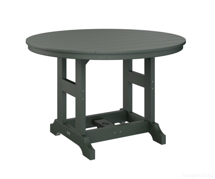 BGGCDT0048CGN-Berlin Gardens-Garden Classic 48" Round Table - Counter Height-Green BG-Pangaea Patio