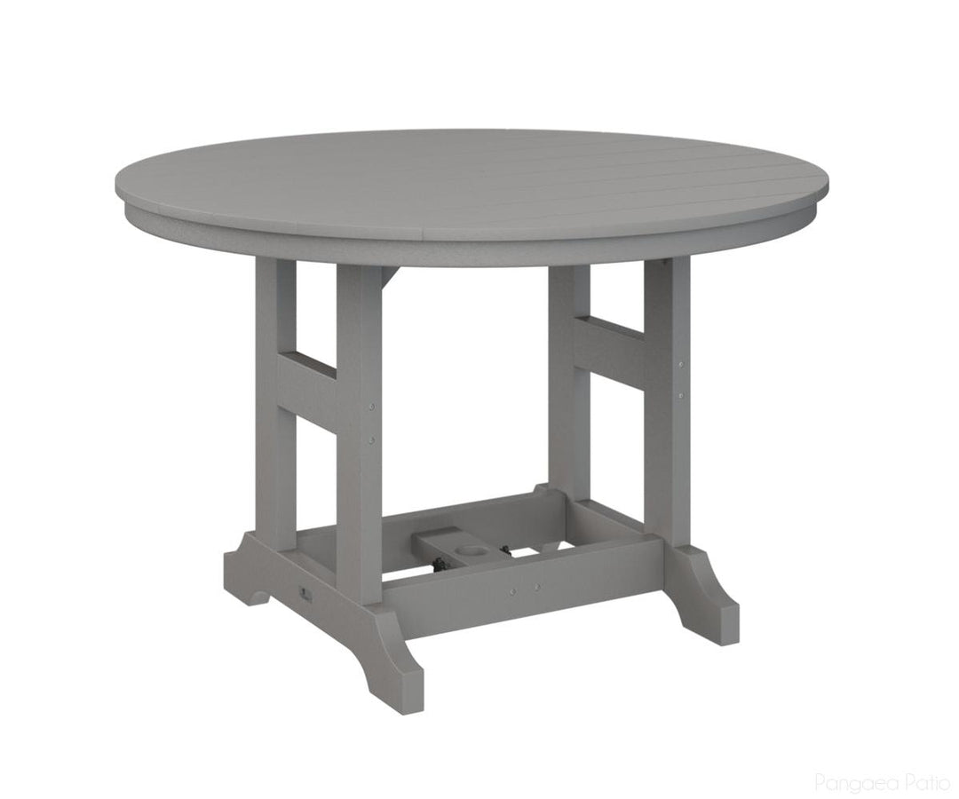 BGGCDT0048CLG-Berlin Gardens-Garden Classic 48" Round Table - Counter Height-Light Gray BG-Pangaea Patio