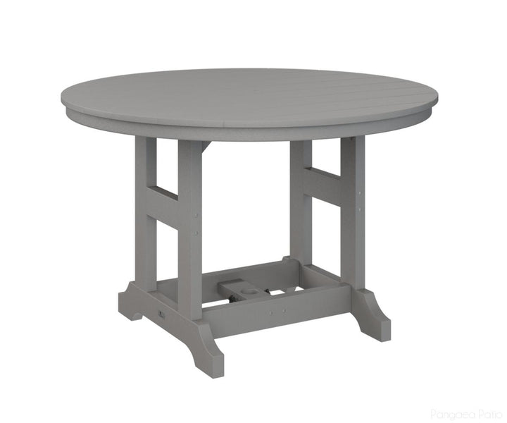 BGGCDT0048CLG-Berlin Gardens-Garden Classic 48" Round Table - Counter Height-Light Gray BG-Pangaea Patio